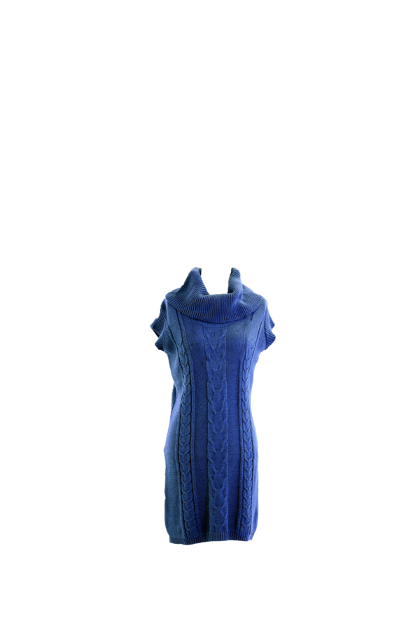 Robe laine bleue