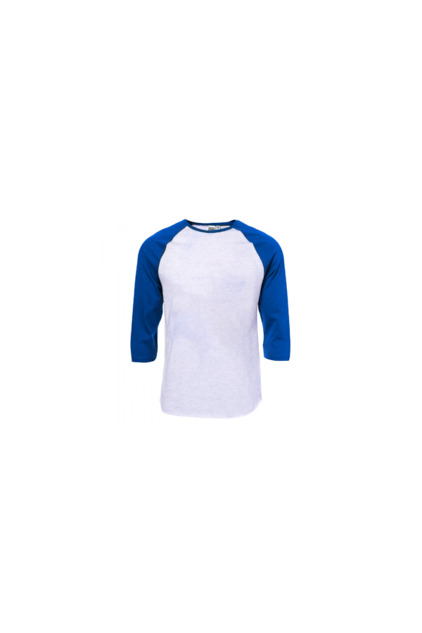 T-shirt manches bleues