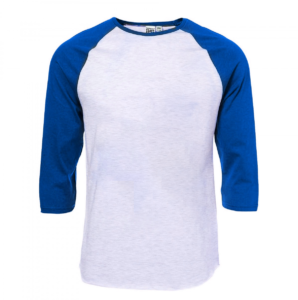 T-shirt manches bleues