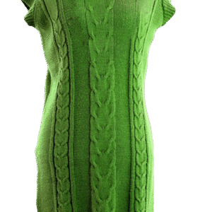 Robe laine verte